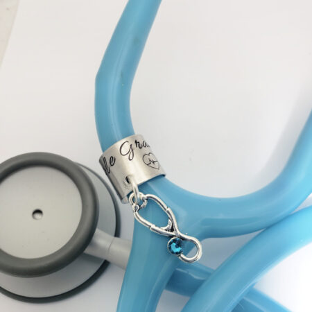stethoscope tag with charm