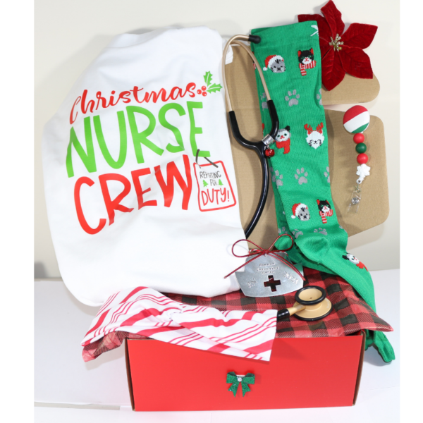 Christmas Nurse Crew Holiday Gift Box