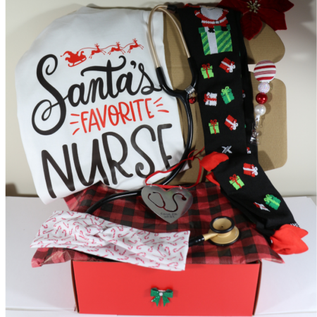 Santa's Favorite Nurse Holiday Gift Box