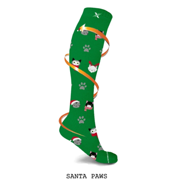 Santa Paws Cat Compression Socks