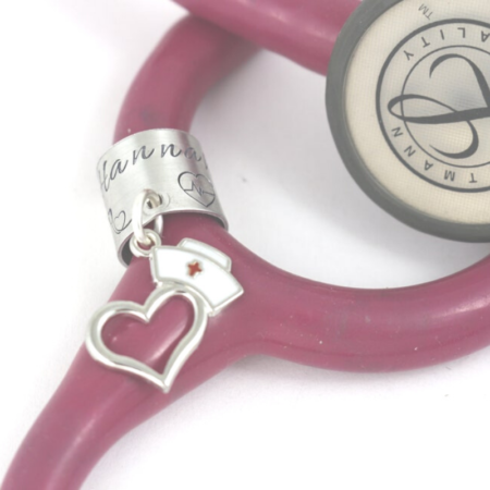 Stethoscope Tag with Charm